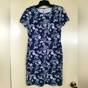 Old Navy Floral Print Knit Mini Dress - Size S